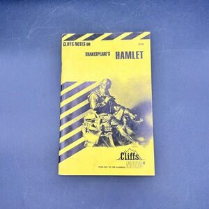 Cliffs Notes Shakespeare Hamlet Study Guide New Edition 1971 Paperback Highlight